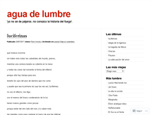 Tablet Screenshot of aguadelumbre.com